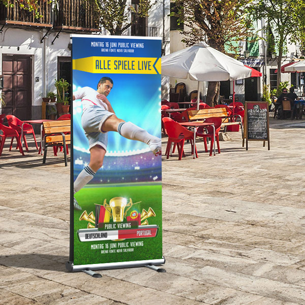 Roll Up Select Outdoor, double-sided