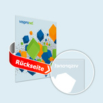 Acrylic glass: White underprint behind color areas (unsuitable for photo printing)