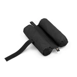 Sandbag weight, 2 fillable pockets, and fastening strap for attachment