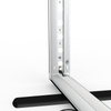 Trade fair wall Lightbox click, detail: corner