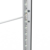 Trade show wall Lightbox click, support rod mounting