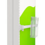Accessories for rail for brochure holder / slot profile