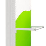 Clothes and multi-purpose rail / slot profile