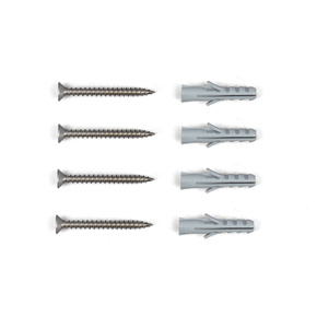 Screws and dowels set: 4 x 45 mm, set of 4