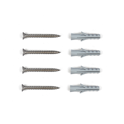 Screws and dowels set: 4 x 45 mm, set of 4