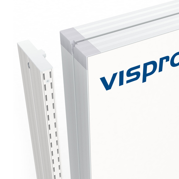 Slot profile is attached to Lightbox flex with a connector