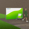 Side awning, right wall mounting, system size (W x H): 300 x 180 cm
