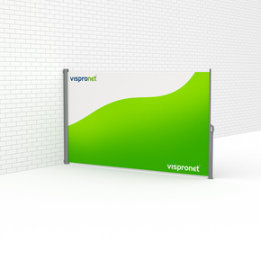 Side awning, wall mounting left