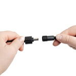 Secure cable connection: simply plug together
