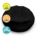 Round bean bag, as a comfortable seating option, ø 140 cm