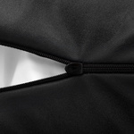 Round bean bag, with zipper for easy removal of the separate inner liner.