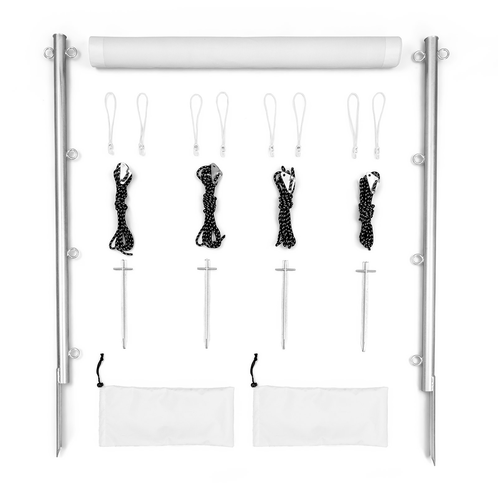 Scope of delivery including tensioning set