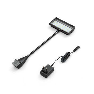 LED-Spot Alu for Pop Up Display Velcro, black 