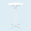 Standing table (height 110 cm), tabletop diameter 70 cm & 80 cm