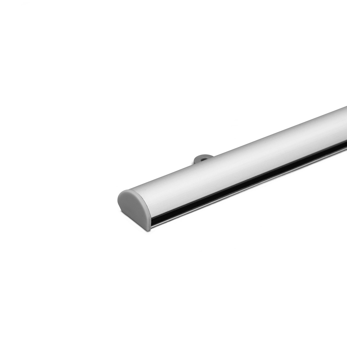 Aluminum clamping rail closed