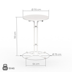 Stretch cover, suitable for Vispronet bar tables – dimensions: bar table ø 70 cm