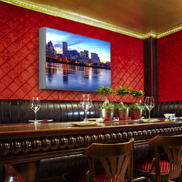 Lightbox Q-Frame® LED, backlit interchangeable graphics