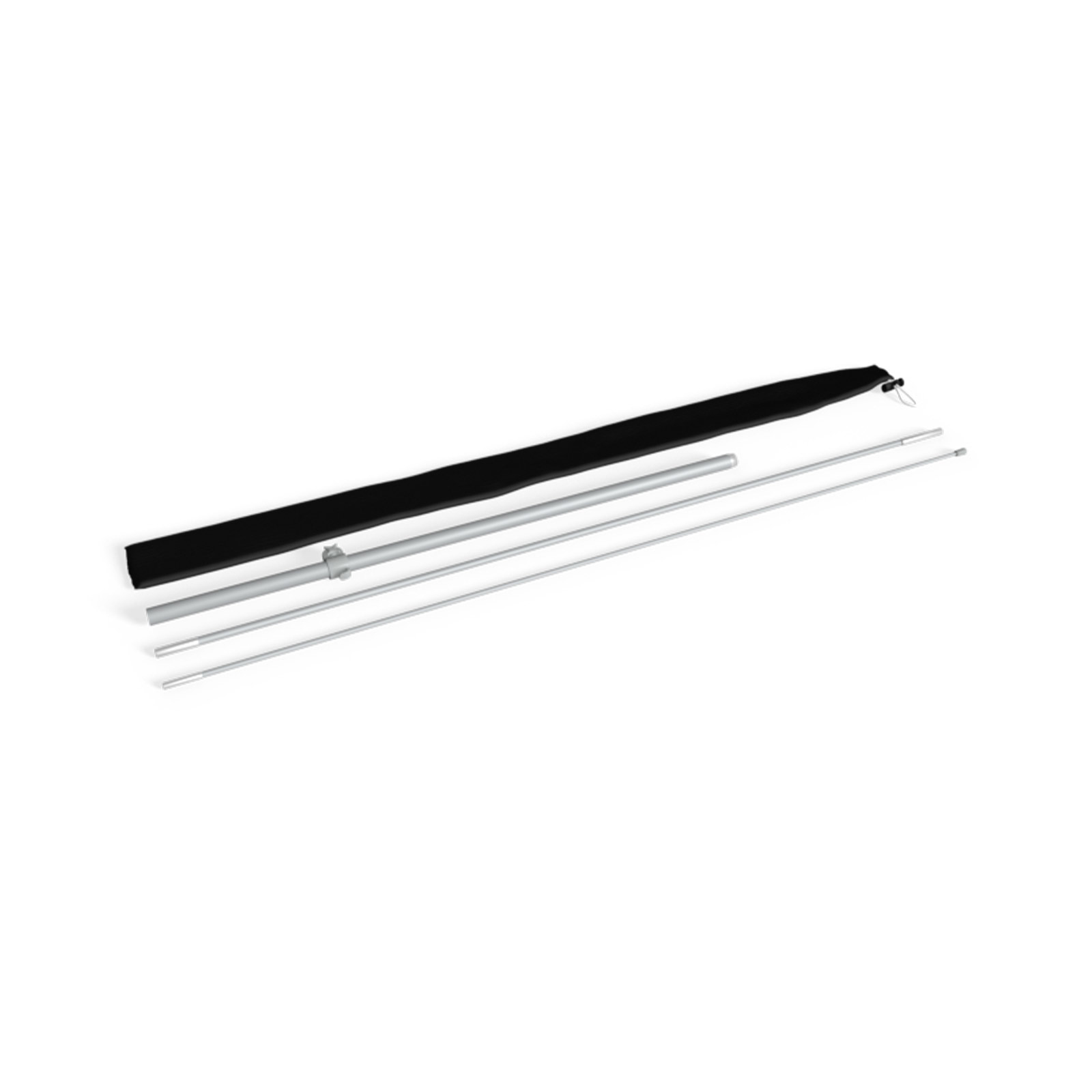 Bowflag® Basic, pole segments in fabric bag, example for size S