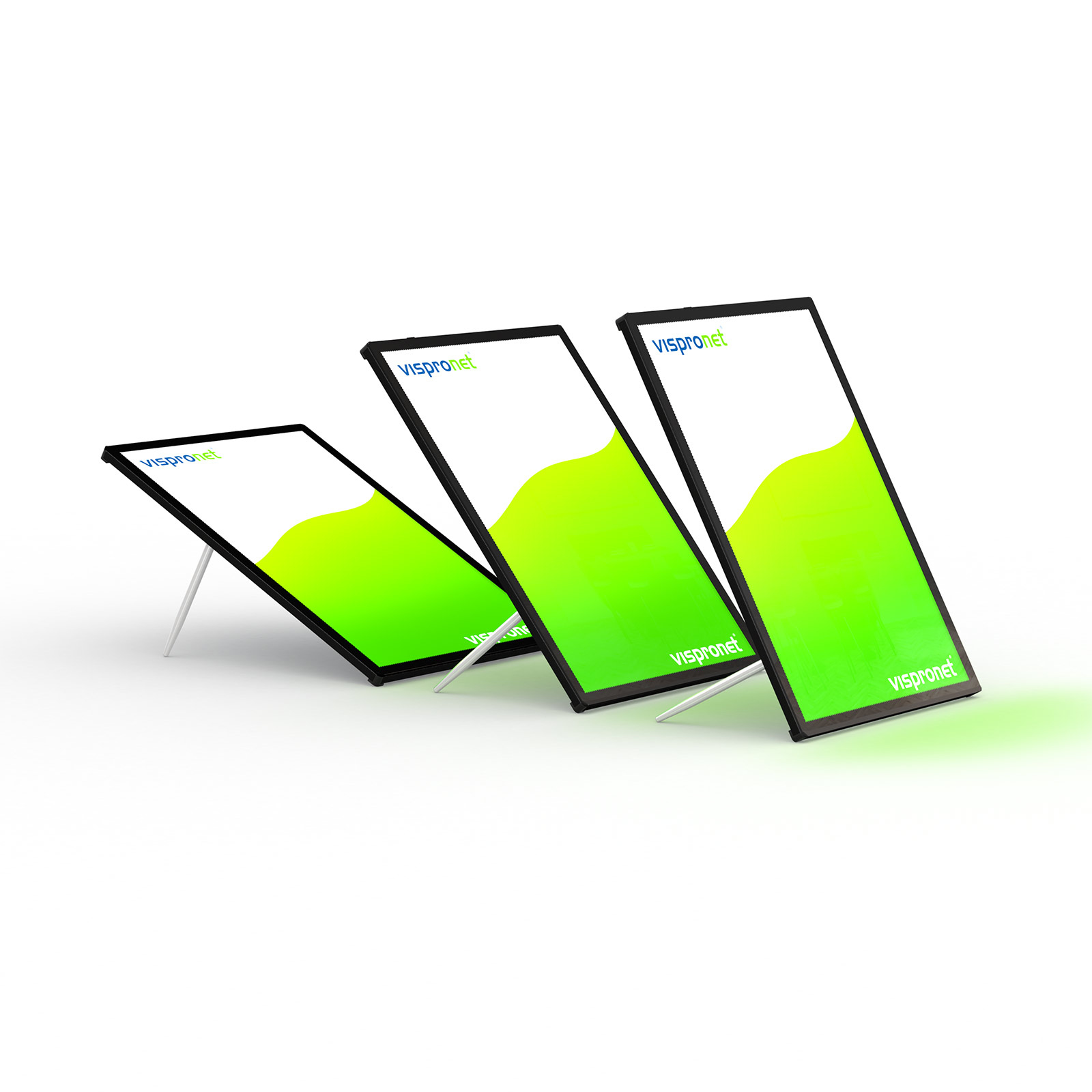LED Poster Frame A2 - A4 - Frame Tilt Angle Flexibly Adjustable