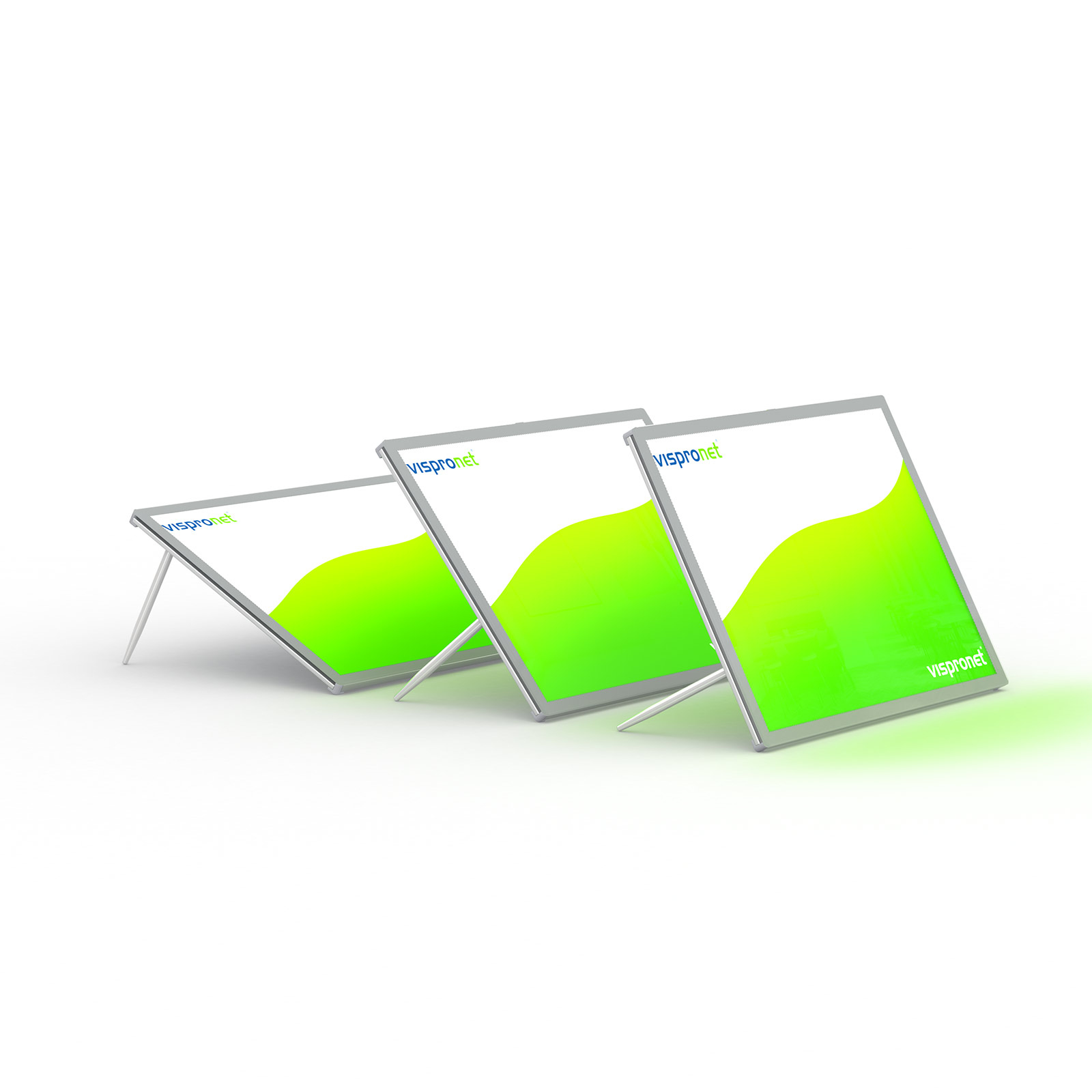LED Poster Frame A2 - A4 - Frame Tilt Angle Flexibly Adjustable
