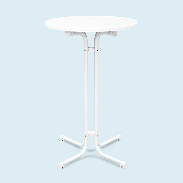 Standing table (height 110 cm), tabletop diameter 70 cm & 80 cm