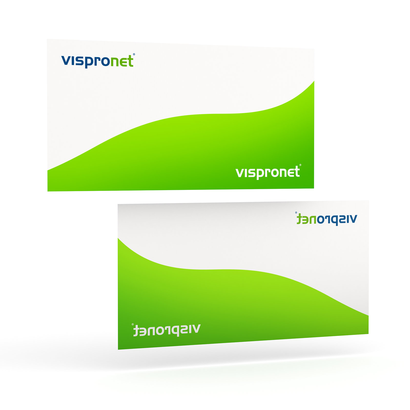 Print image on the reverse side mirrored (material-dependent visibility up to 100%)