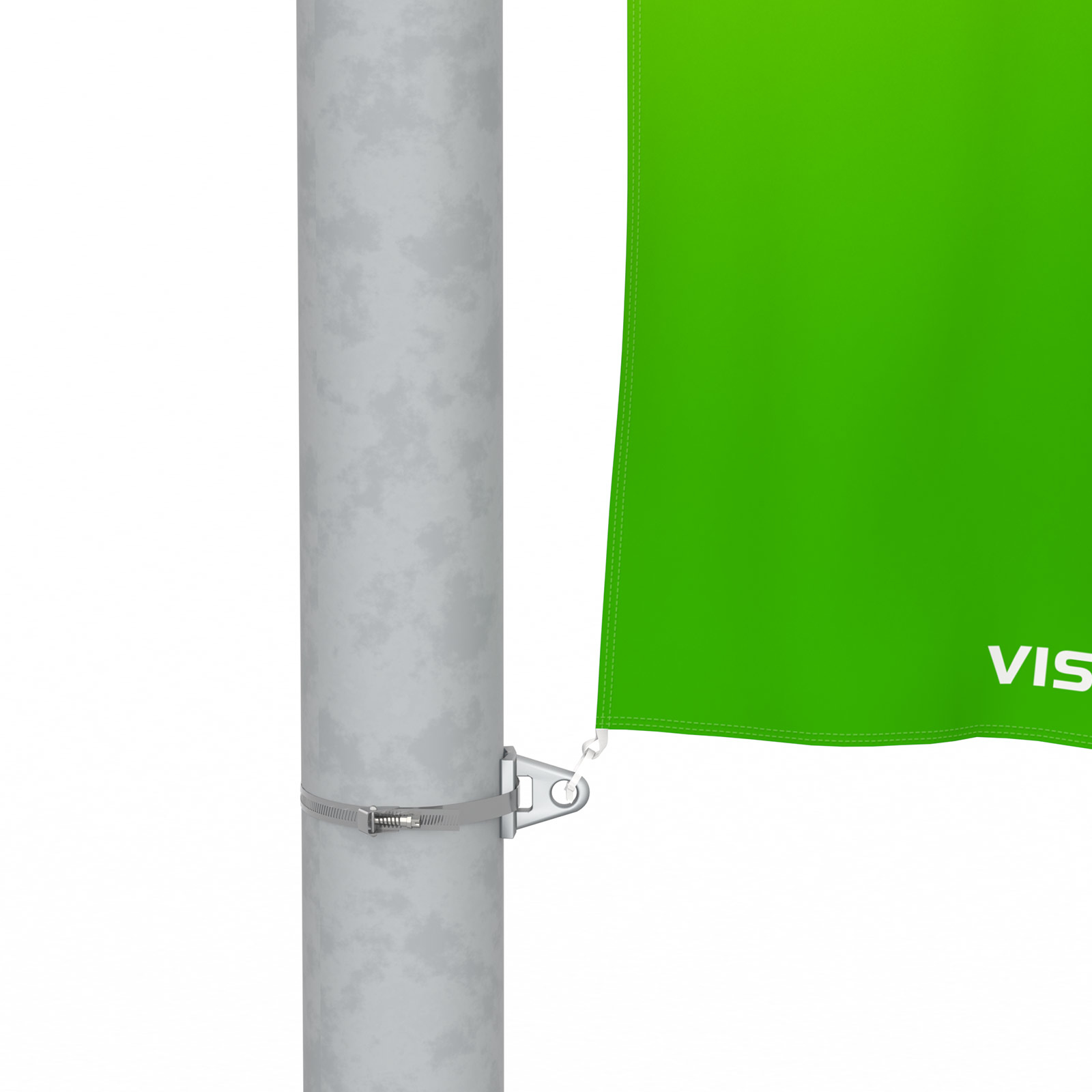 Street Banner Basic, eyelet mounting at bottom, Multiflag® SE