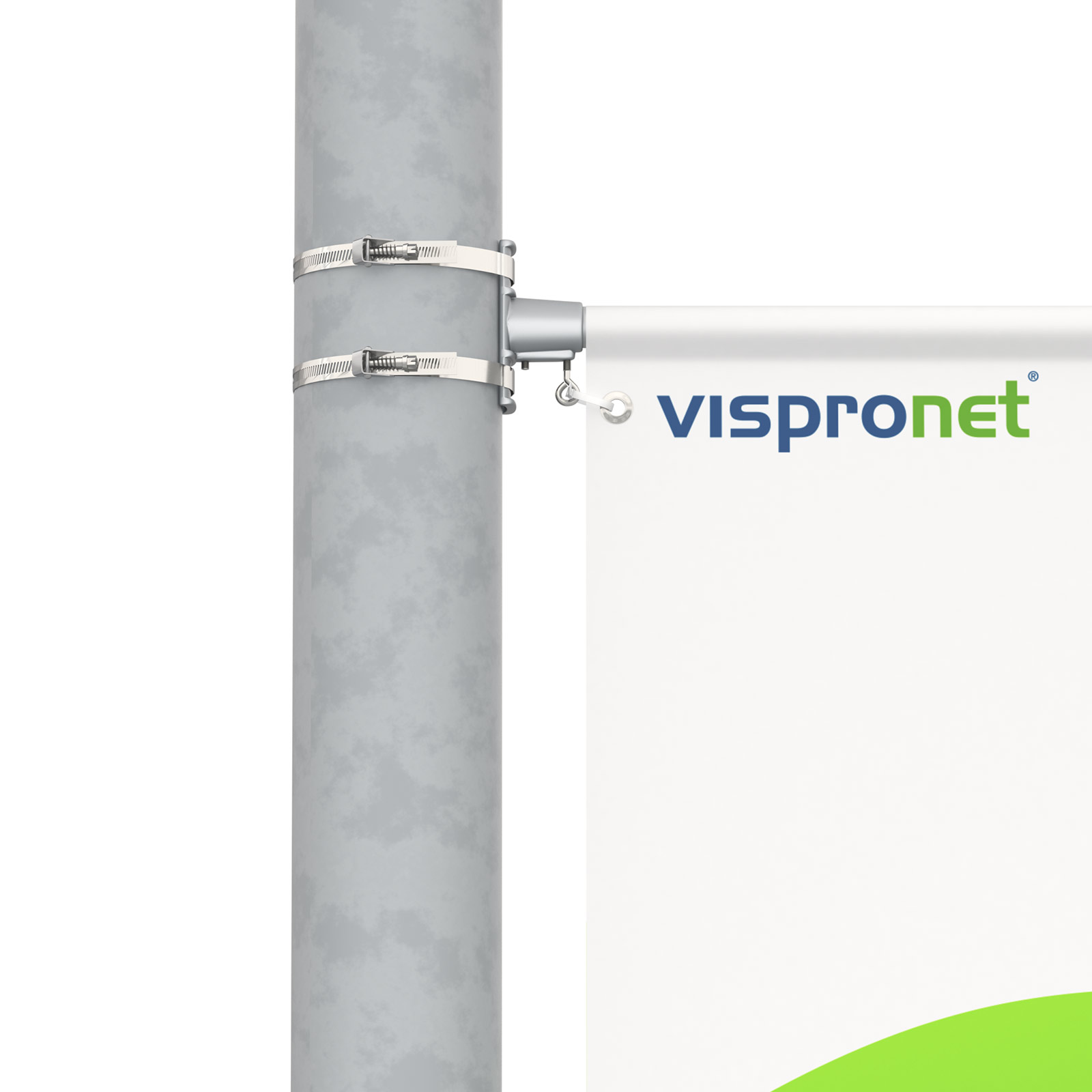 Street Banner Basic, Top Arm, Vinyl Banner Material