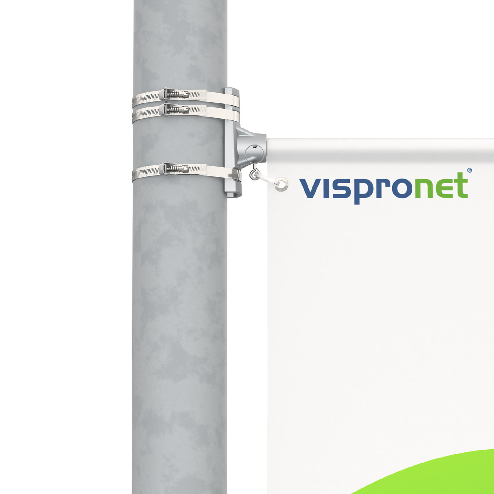 Street Banner Select, top bracket, vinyl tarpaulin