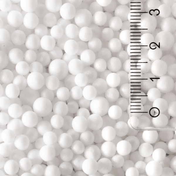 Filling: print-resistant Styropor® beads, bead size 4 - 7 mm