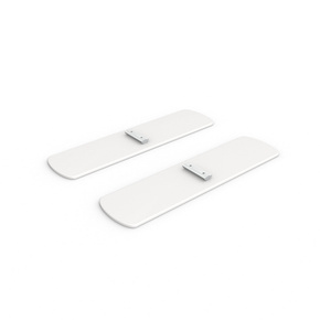 Base feet without corner connectors, set of 2 for exhibition wall Lightbox Flex