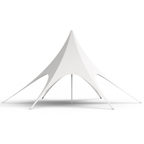 Sternpavillon ø 10 m, weiß