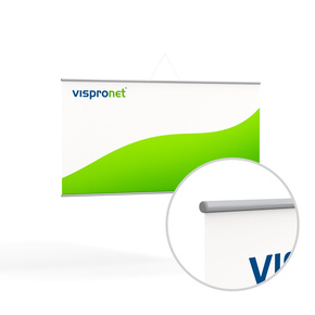 Textile Poster with metal tubing ø 13 mm, in landscape format 3:2