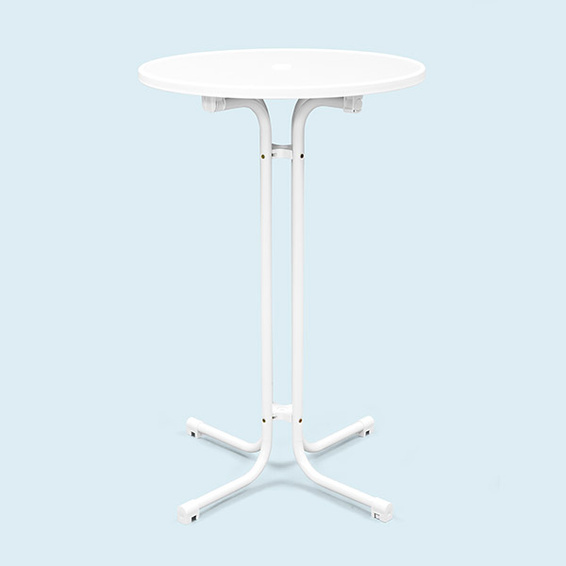 Standing table (height 110 cm), tabletop diameter 70 cm & 80 cm