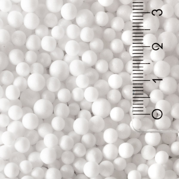 Filling: print-resistant Styropor® beads, bead size 4 - 7 mm