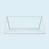 Werbebande, System aus leichten Aluminiumrohren