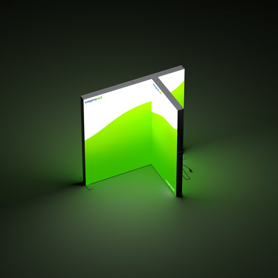 Lightbox Trade Show Wall Flex T-Module