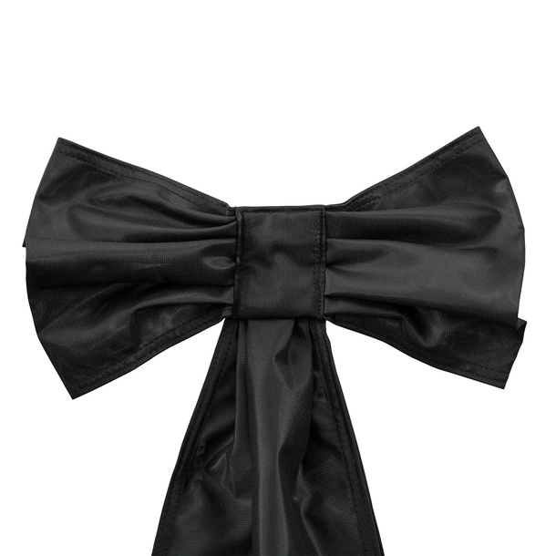 Mourning ribbon, black, length 80 cm