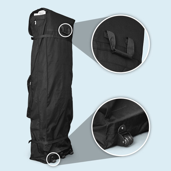 Basic Trolley Bag: with handle and 2 wheels for easy transport