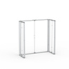 Trade Fair Counter with Flexible Keder Frame, System Unfolded