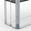 Trade Show Counter with Flexible Keder Frame, Stable Corner Connections