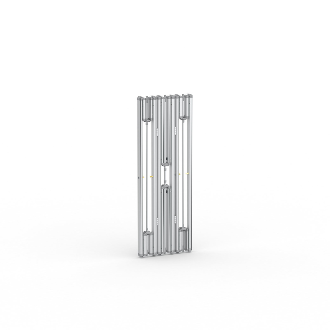 Trade fair counter with flexible keder frame, system folded
