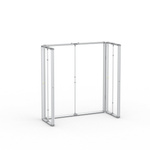 Trade Fair Counter with Flexible Keder Frame, System Unfolded