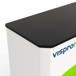 Trade fair counter keder frame flexible, detail: tabletop