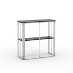 Trade Fair Counter with Flexible Bead Frame, System