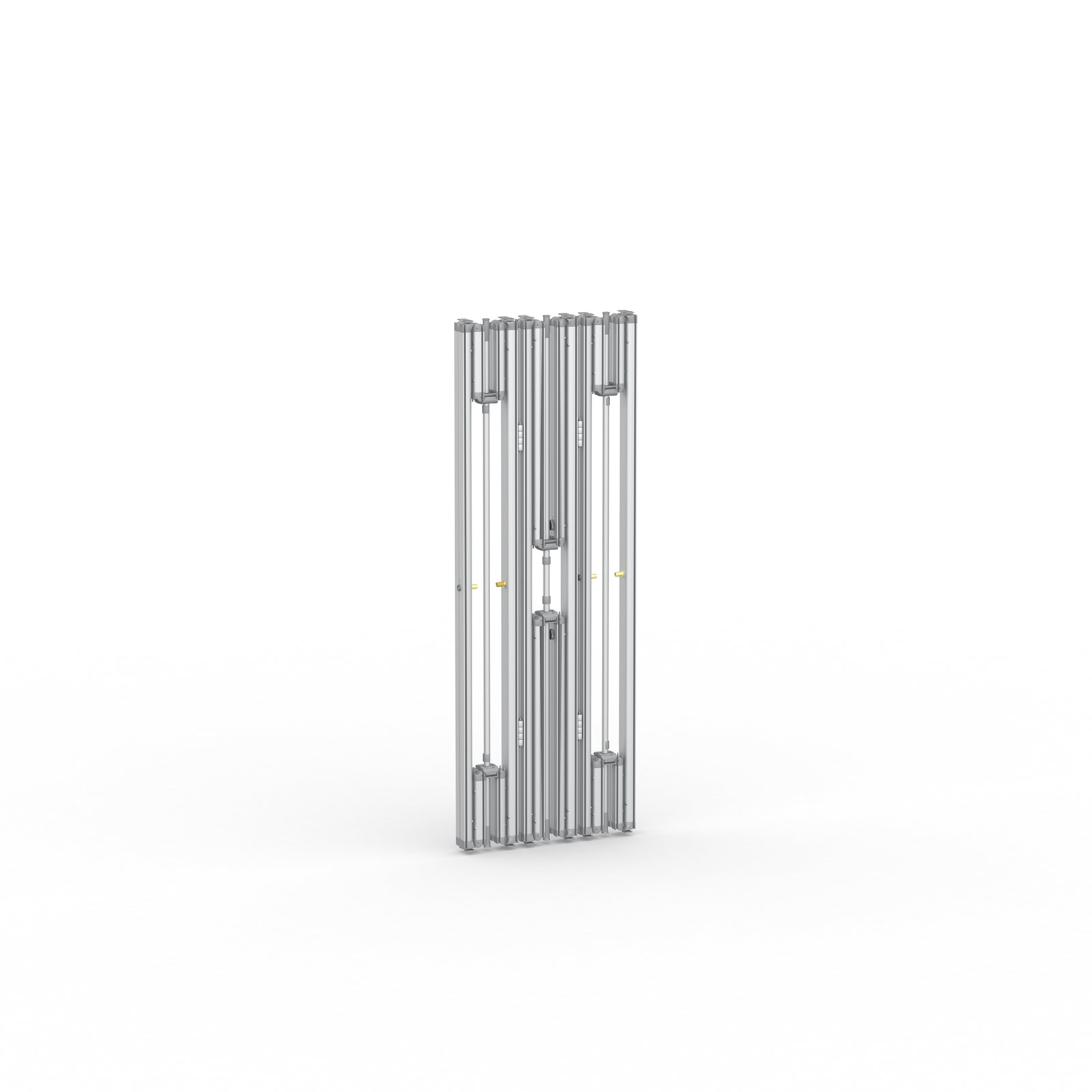 Trade fair counter with flexible keder frame, system folded