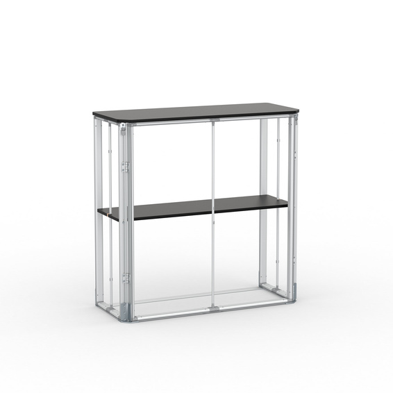 Trade Fair Counter with Flexible Bead Frame, System