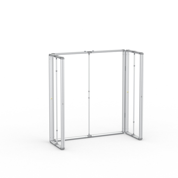 Trade Fair Counter with Flexible Keder Frame, System Unfolded