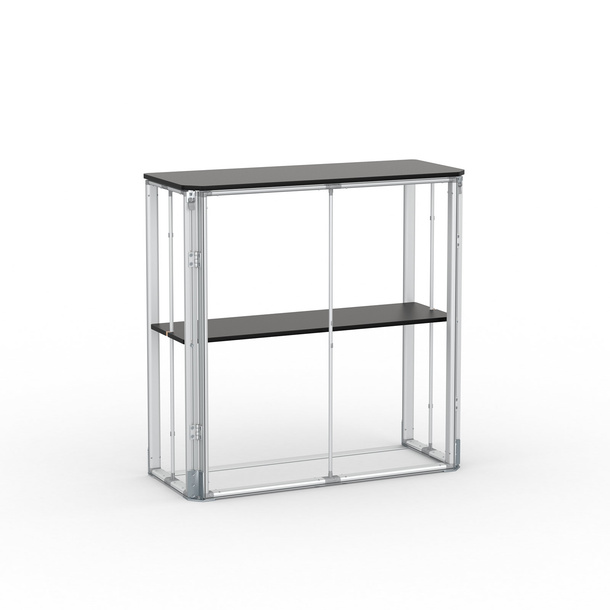 Trade Fair Counter with Flexible Bead Frame, System