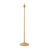 Wooden table banner stand, shaped plate